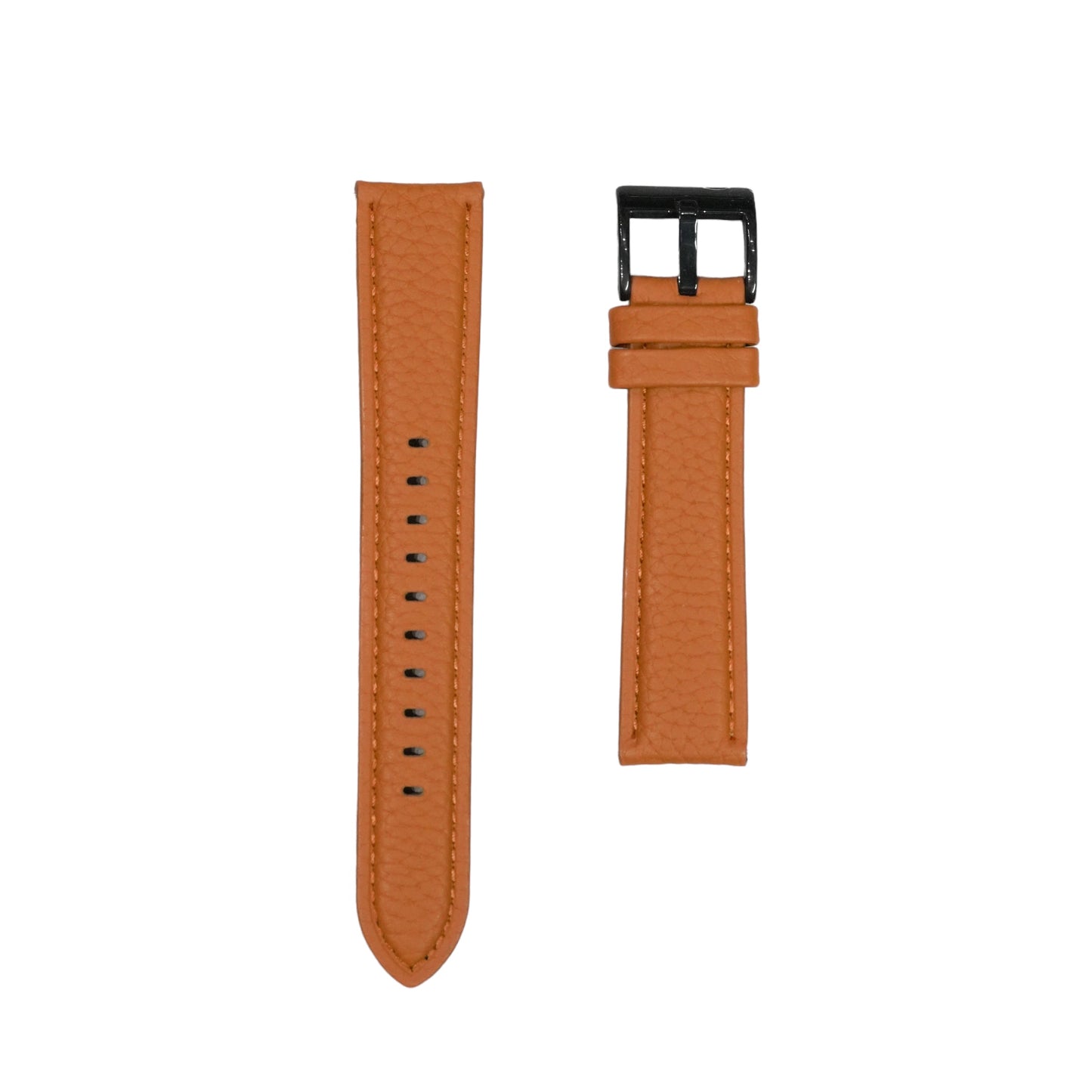 58X - Grain Calf Leather strap Orange