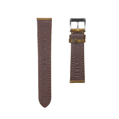 962 - Brown Vintage Calf leather strap