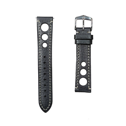 Hirsch RALLY Racing Strap in Black & White