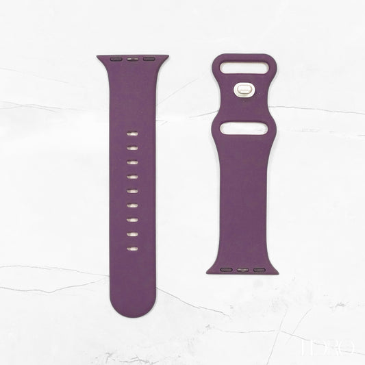 Purple Silicone rubber strap for Apple Watch