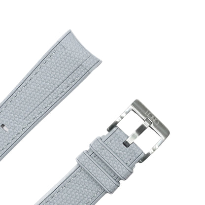 61M - Rubber strap Grey with stitching