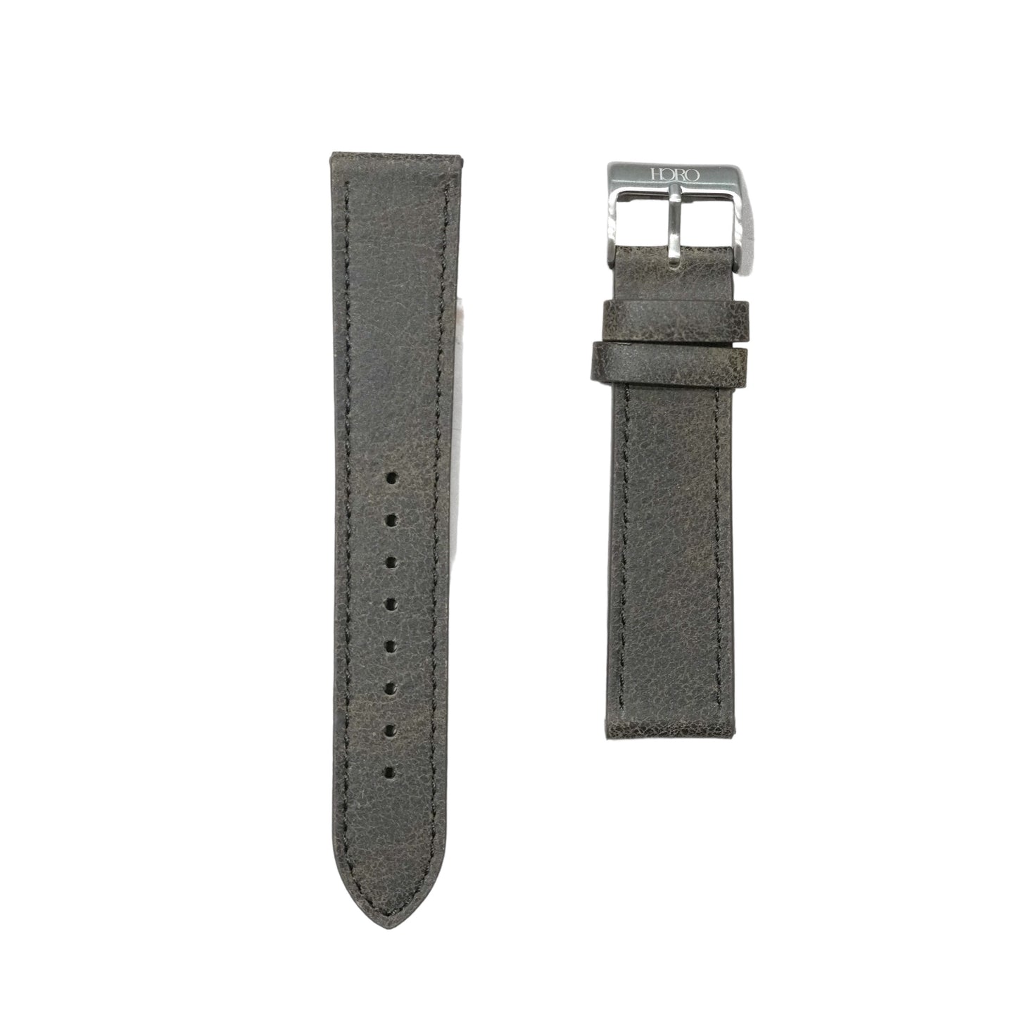 B2 - Vintage Calf leather strap Black/Sand