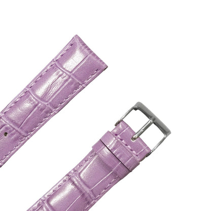 7A - Light purple genuine leather strap