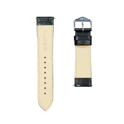 Hirsch OSIRIS Quick-Release Calf Leather Watch Strap in Black