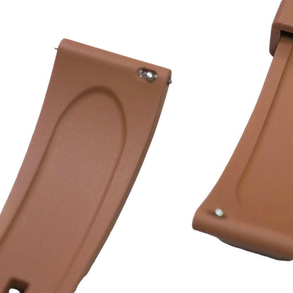 615P - Brown FKM Rubber strap