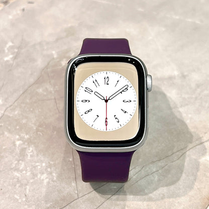 Dark purple Silicone rubber strap for Apple Watch