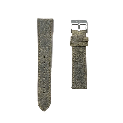 B2 - Vintage Calf leather strap Black/Sand