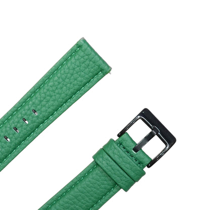 58X - Grain Calf Leather strap Green