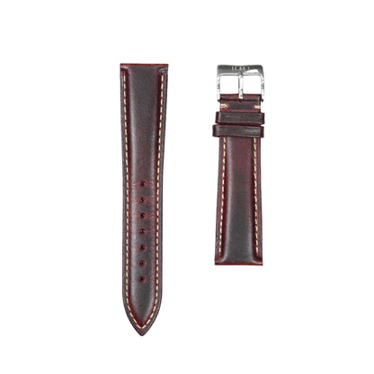 58M - Calf leather strap Burgundy