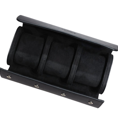 HORO Black travel case for 3 watches