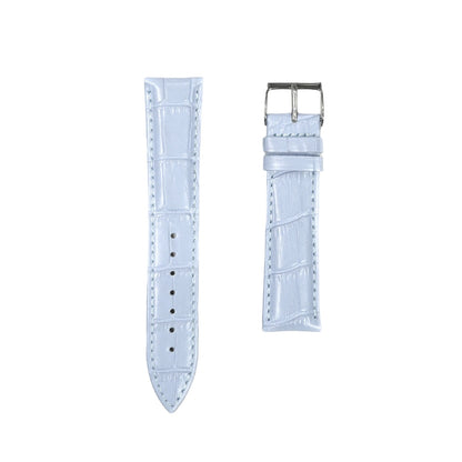 7A - Sky blue genuine leather strap