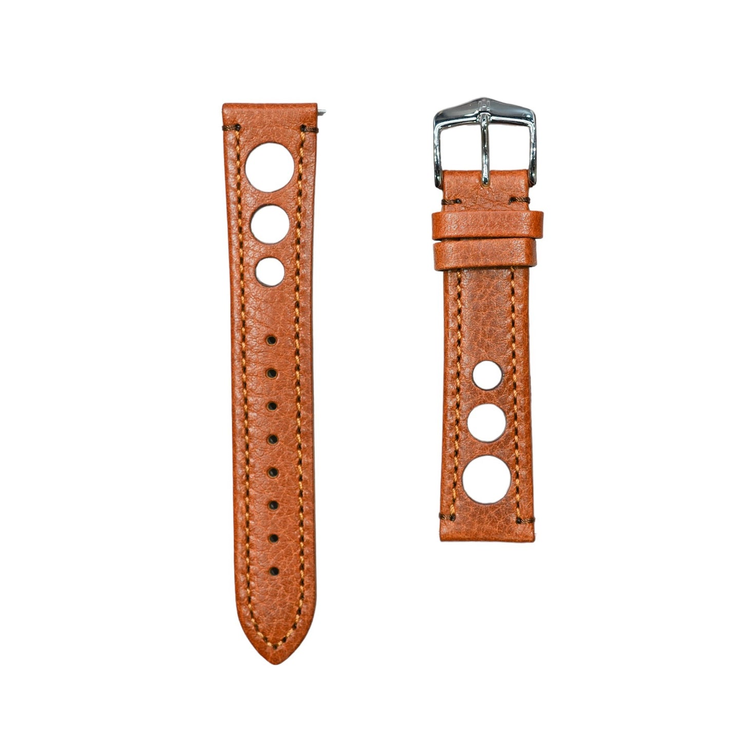 Hirsch RALLY Racing Strap in Gold Brown