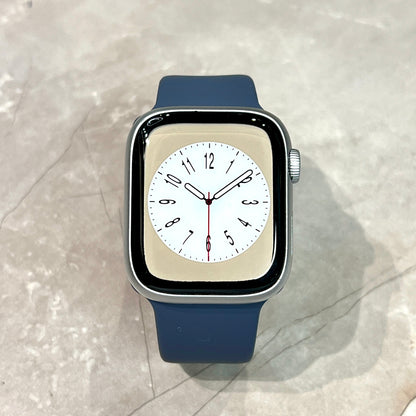 Blue Silicone rubber strap for Apple Watch