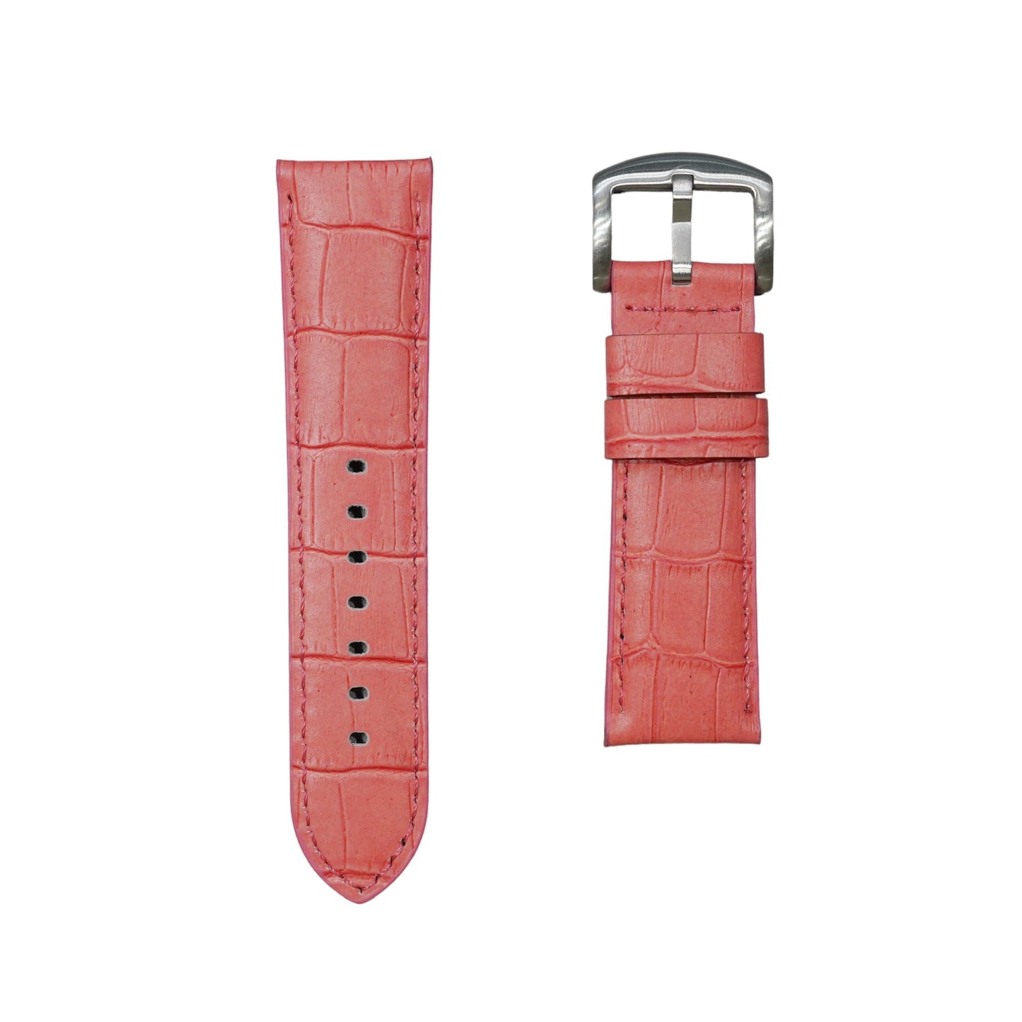 4A -  Pink Genuine leather strap