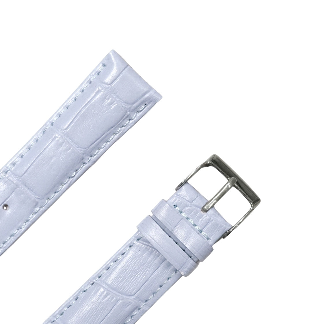 7A - Sky blue genuine leather strap