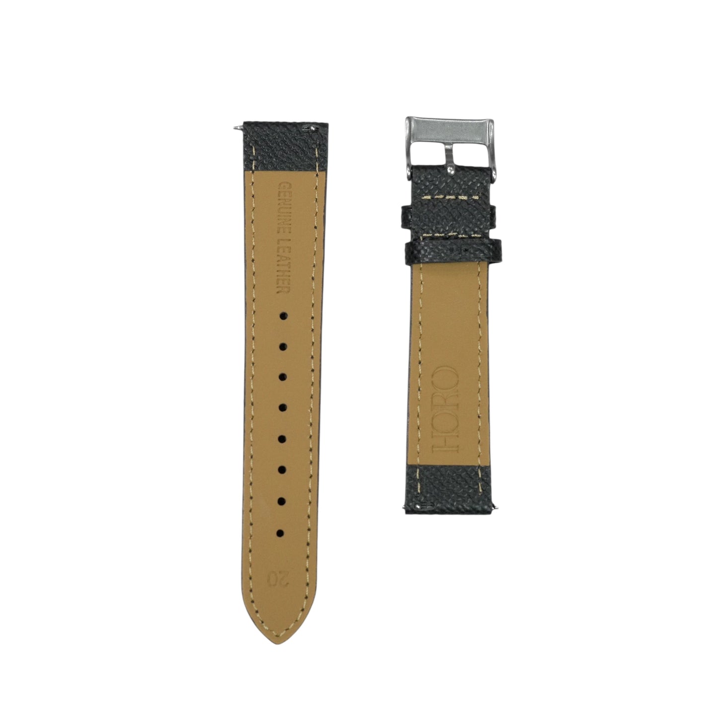 258D - Black Calf leather strap