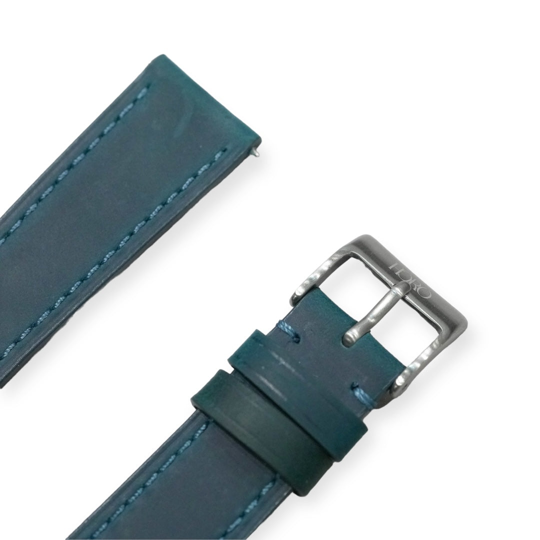 260X - Calf leather strap Royal Blue