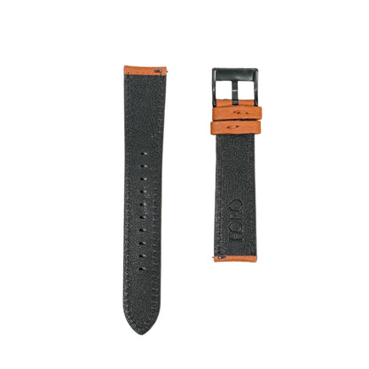 58X - Grain Calf Leather strap Orange