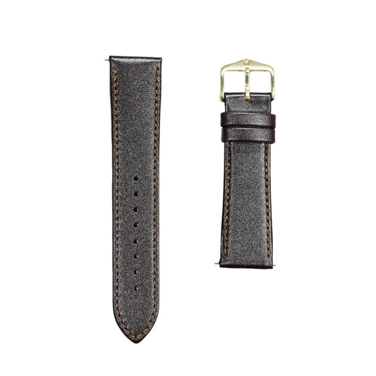 Hirsch OSIRIS Quick-Release Calf Leather Watch Strap in Brown