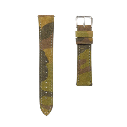 Camouflage Suede strap Green