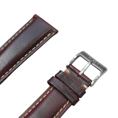 58M - Calf leather strap Burgundy