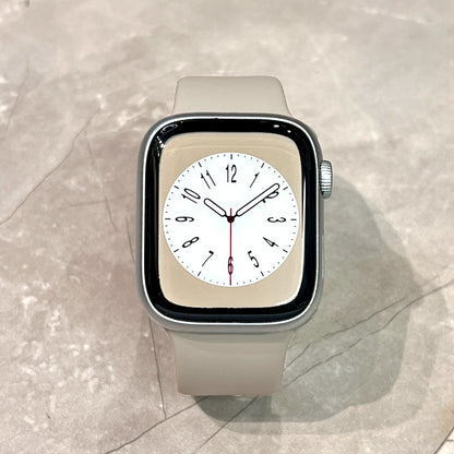 Beige Silicone rubber strap for Apple Watch