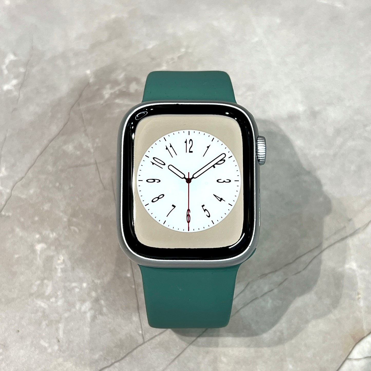 Forest Green Silicone rubber strap for Apple Watch