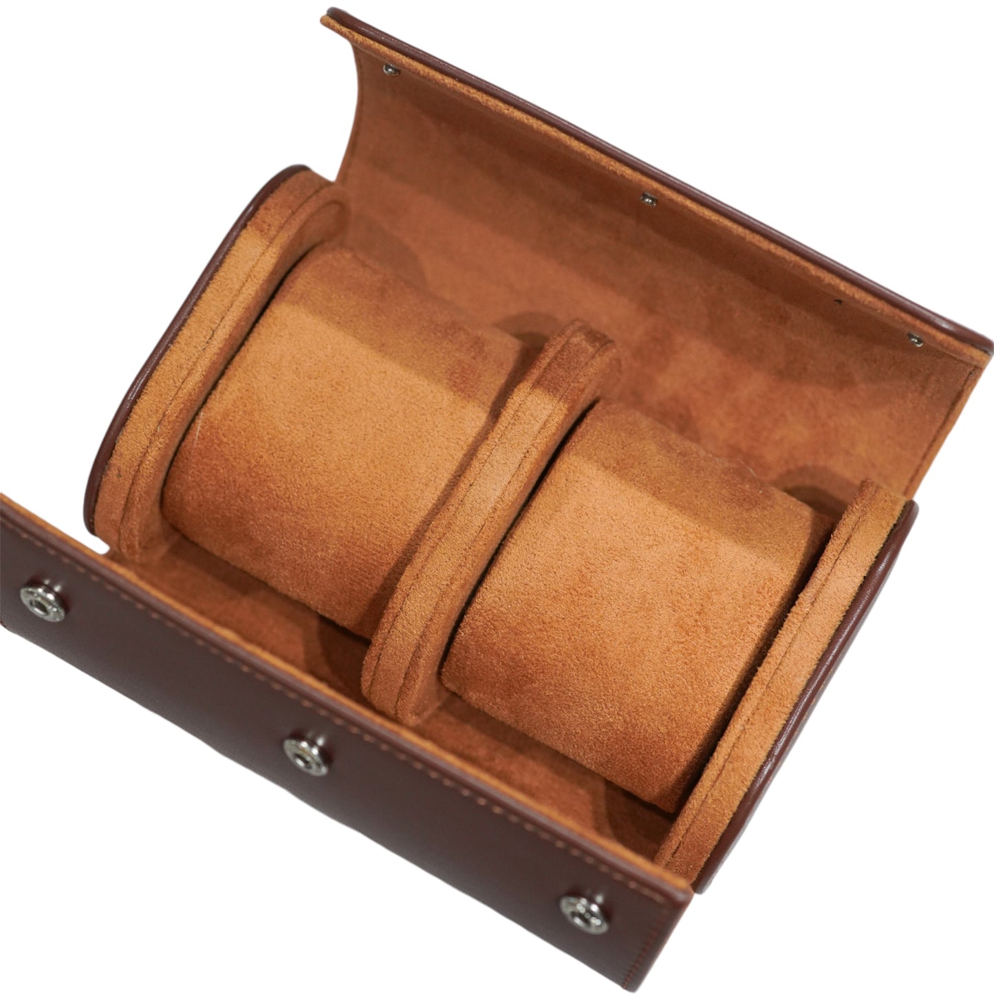 HORO Brown travel case for 2 watches