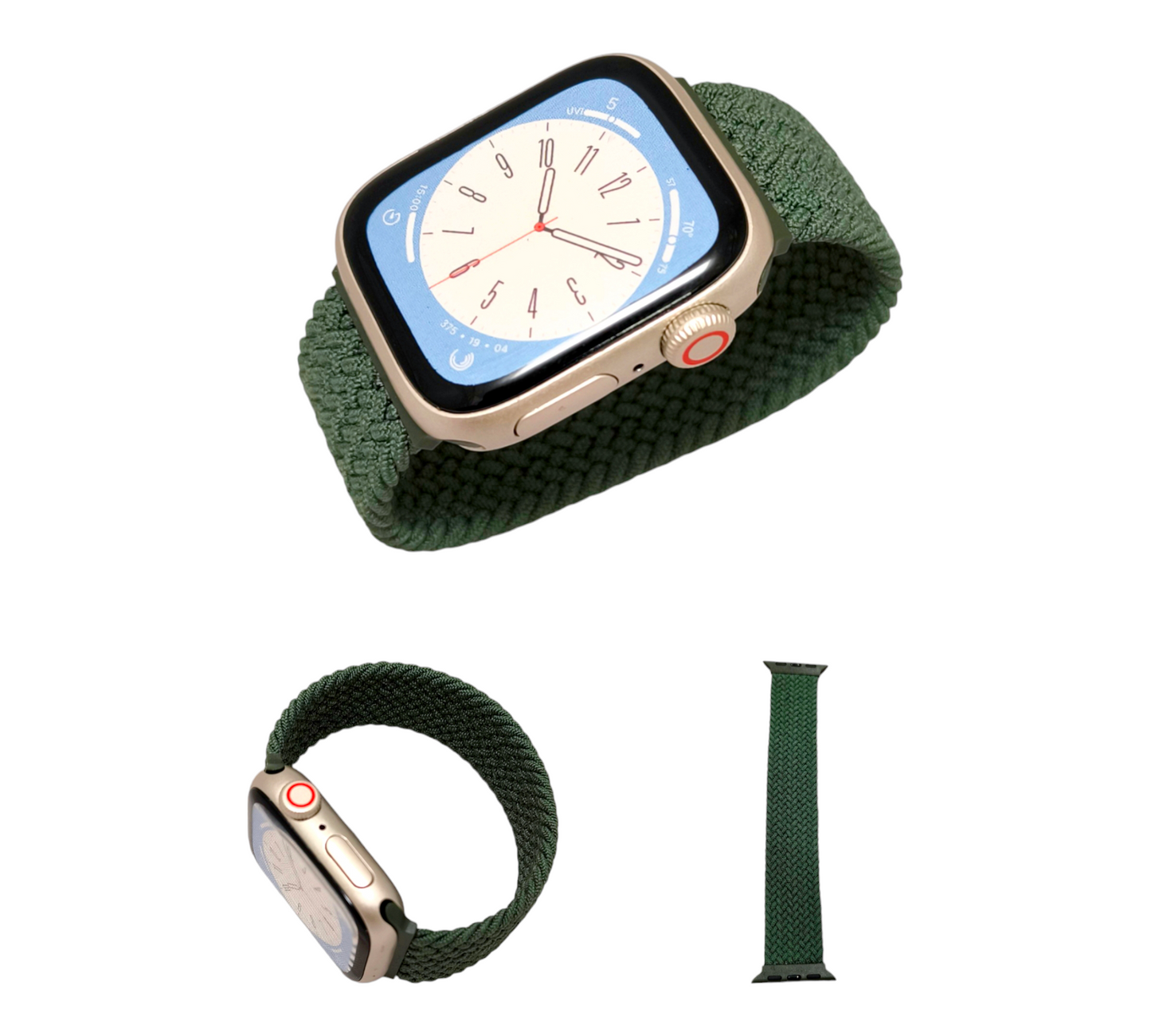 Nylon woven watch strap elastic watch band for 38/40/41MM Apple watch